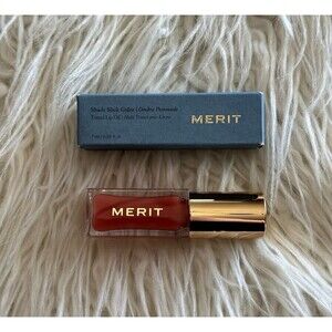 Merit Shade Slick Hydrating Tinted Lip Oil Jete